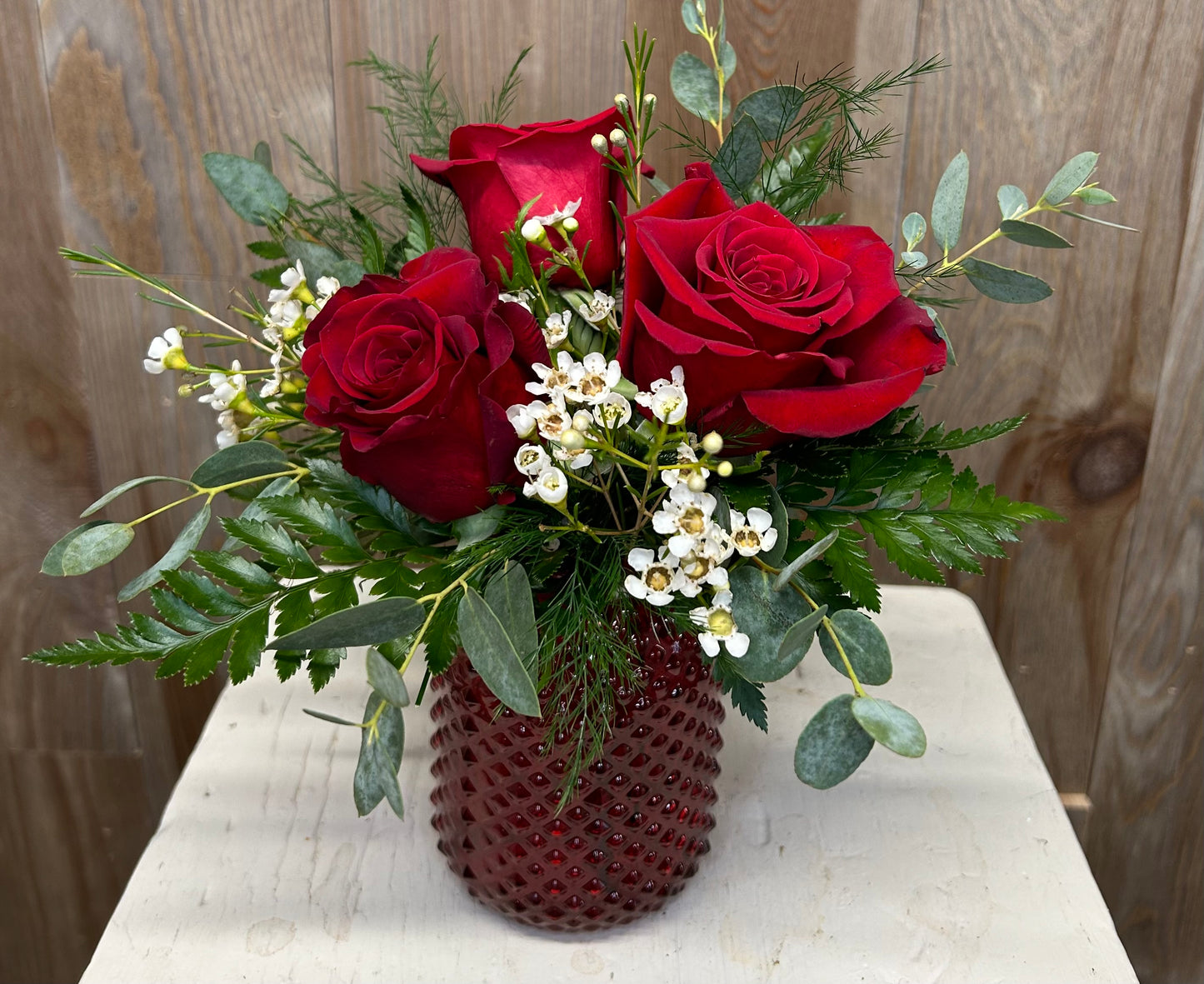 Three Rose Arrangement