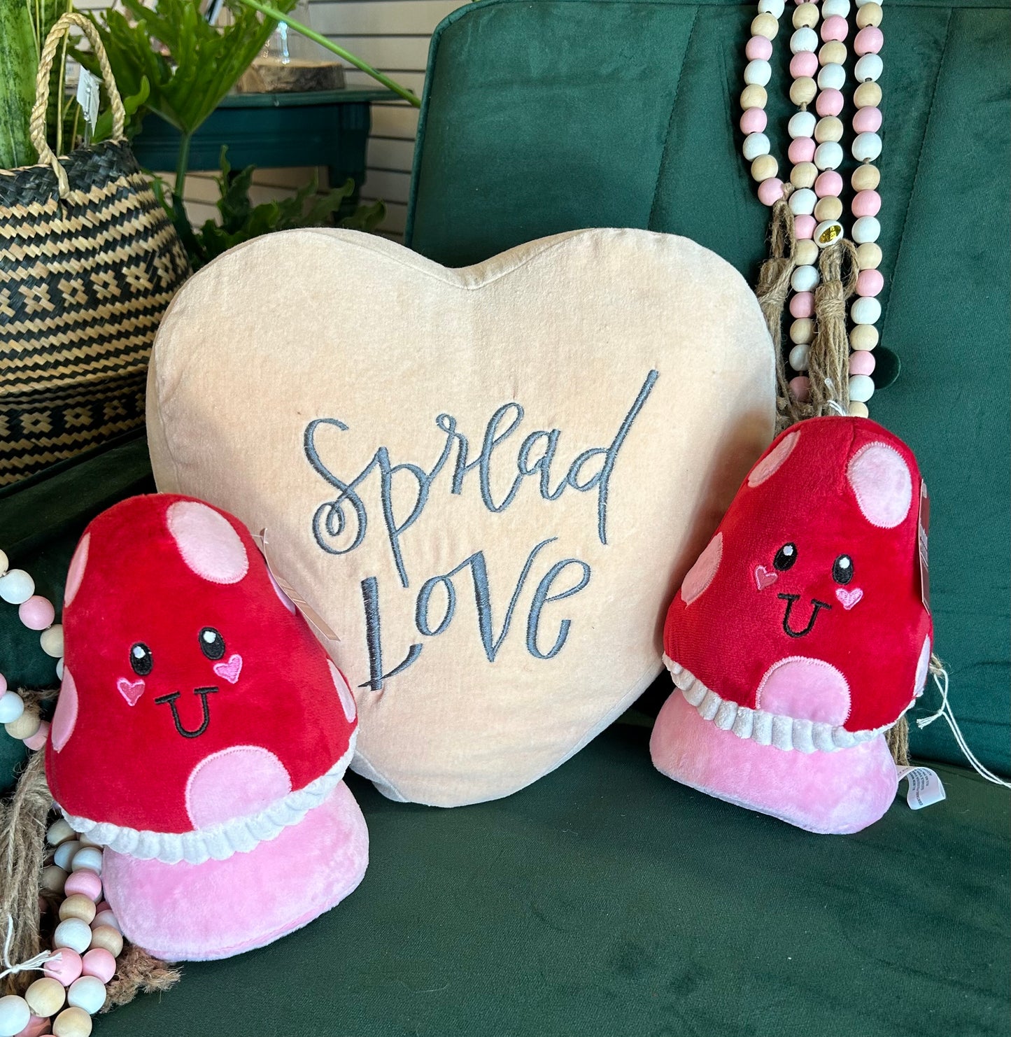 Valentine Stuffed Mushrooms