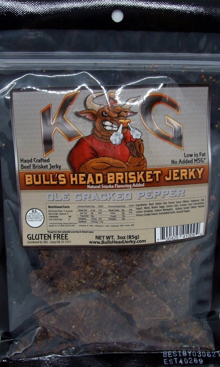 Ole Cracked Pepper Beef Jerkey