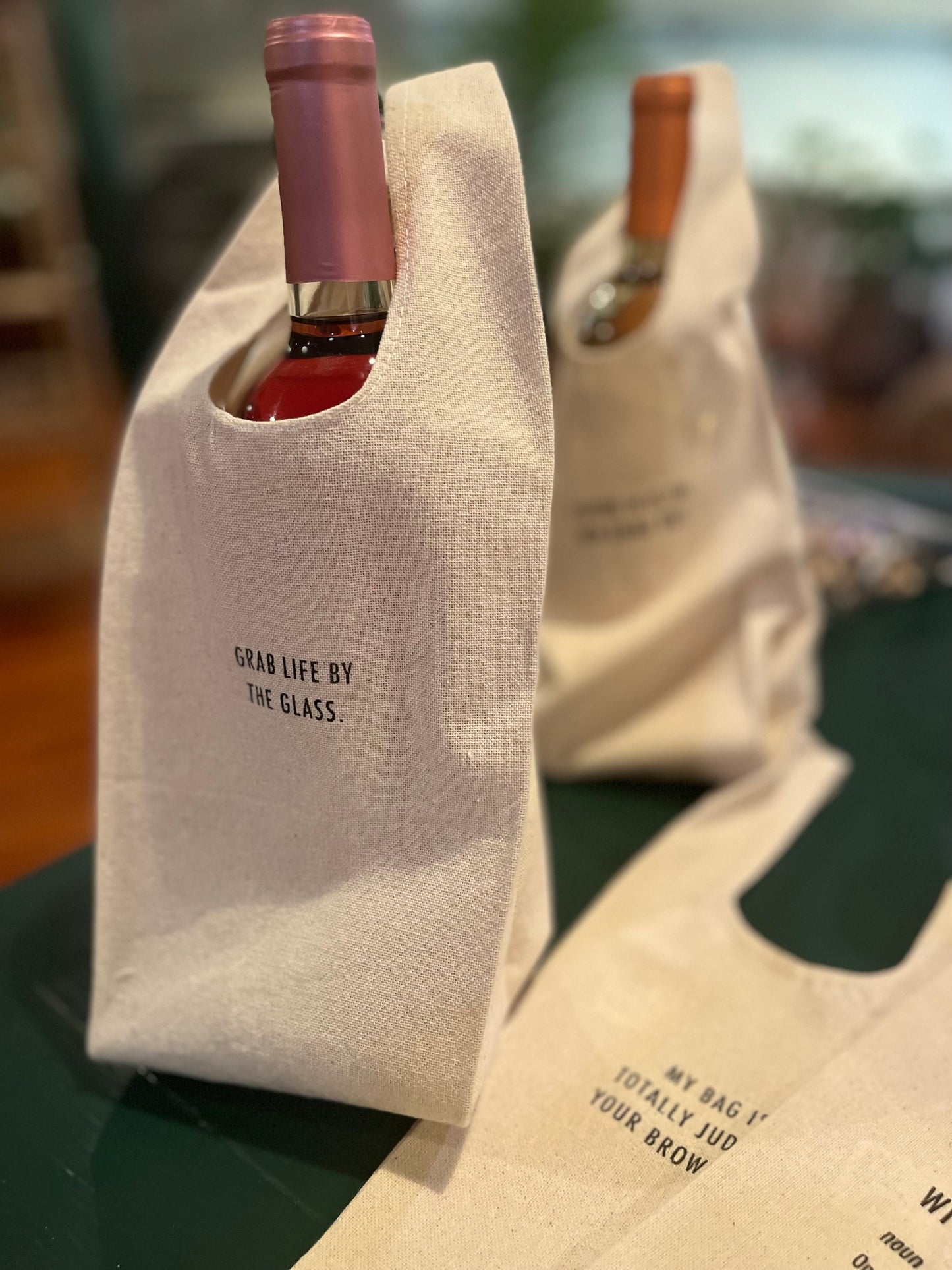 Wine Bags With Quirky Sayings