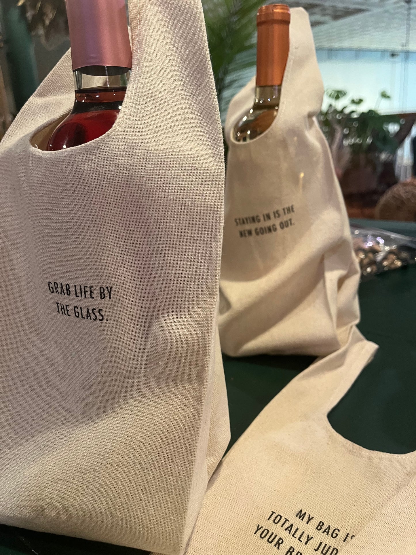 Wine Bags With Quirky Sayings