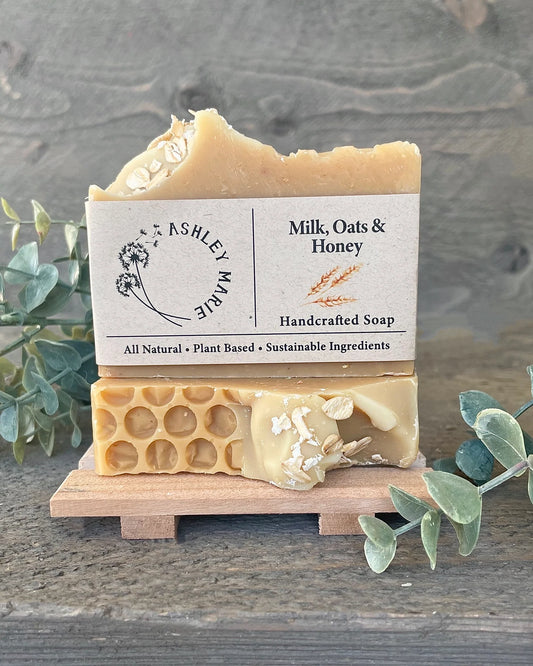 100% Natural Soap Milk, Oats, & Honey